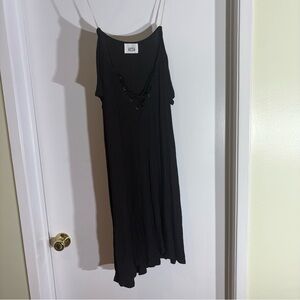 Elle Black Asymmetrical Dress